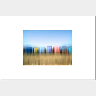 Beach Huts Posters and Art